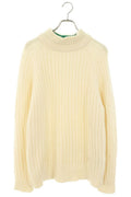 Dior Mock Neck Cashmere Blend Wool Knit Sweater