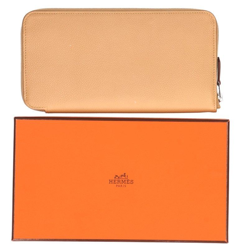 Hermes Azap Long Silk in Pouchier Lueva Color Wallet — view 3