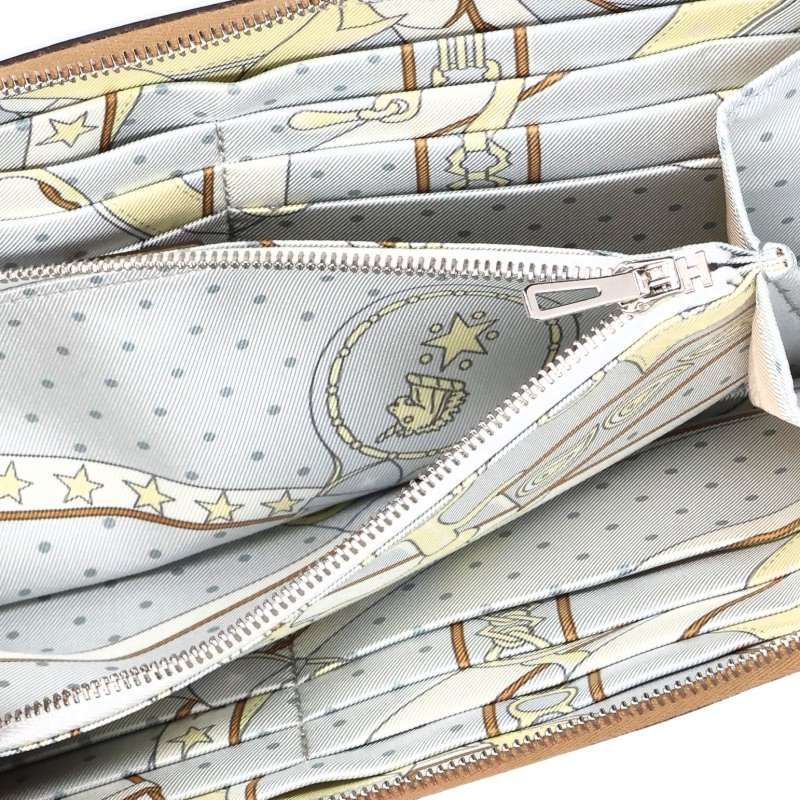 Hermes Azap Long Silk in Pouchier Lueva Color Wallet — view 2