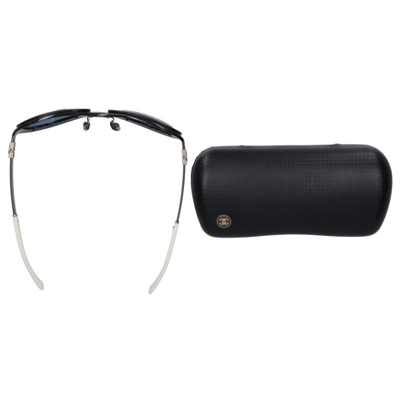 Chanel Carbon Fiber Pilot Sunglasses 63 Eyewear — view 3