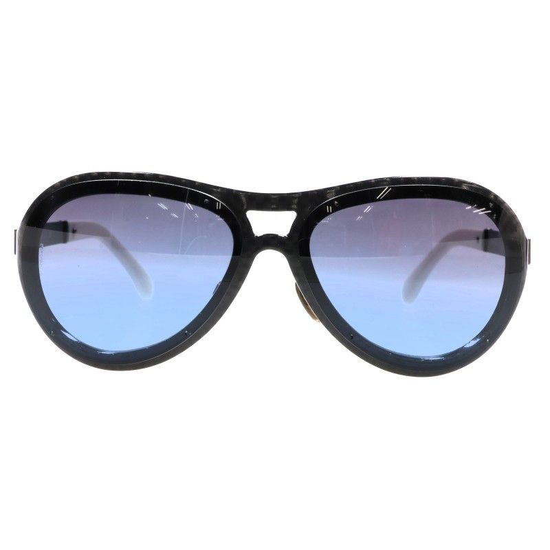 Chanel Carbon Fiber Pilot Sunglasses 63 Eyewear