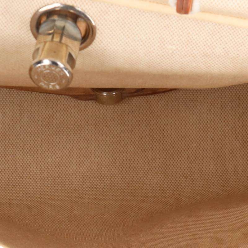 Hermes Herbag a Dos PM Toile Leather Backpack PM — view 3