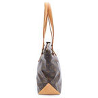 Louis Vuitton Monogram Cabas Piano Leather Tote Brown — view 3