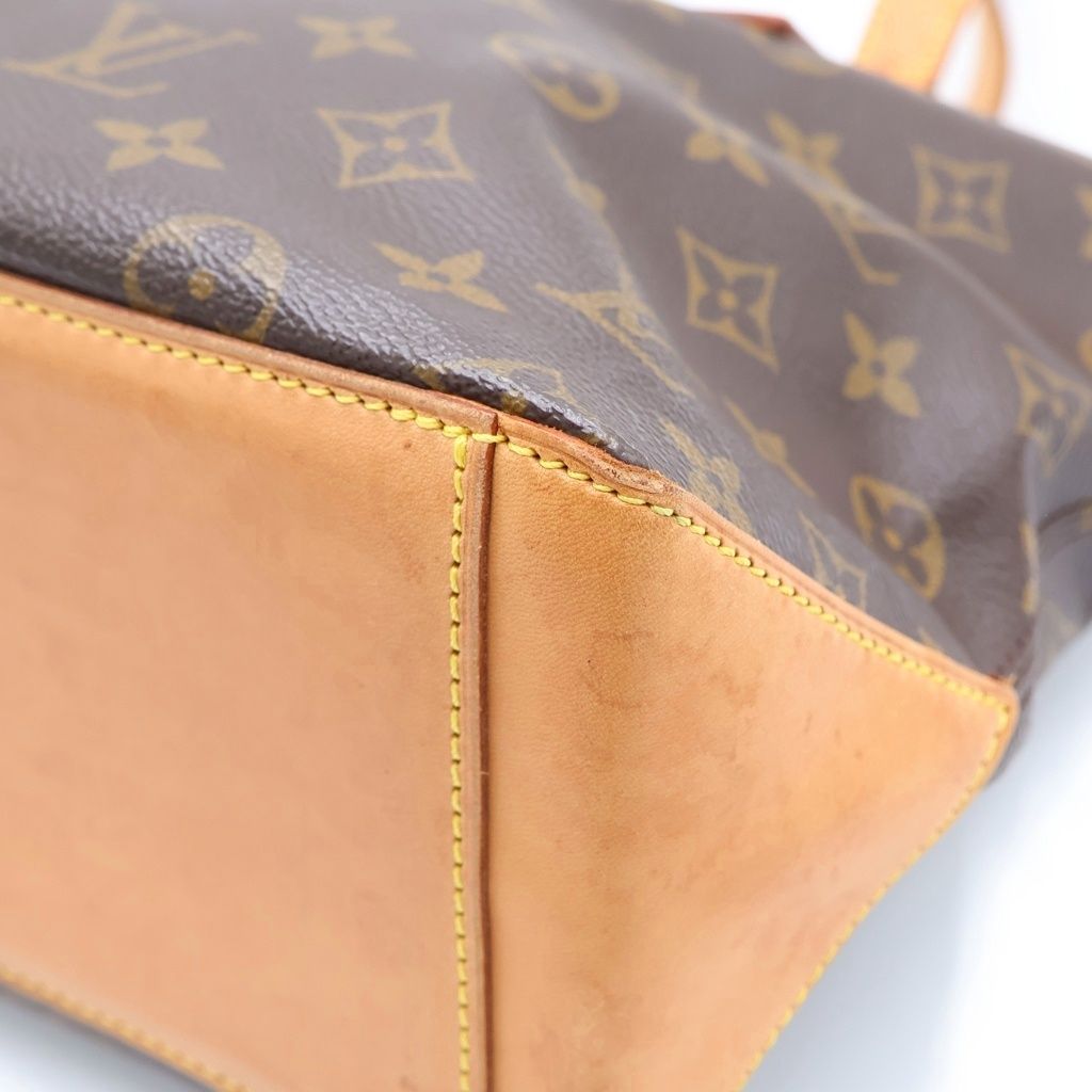 Louis Vuitton Monogram Cabas Piano Leather Tote Brown — view 5