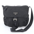Prada Tessuto Nylon Triangle Logo Leather Shoulder Bag Messenger Business