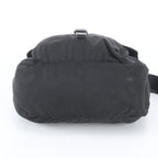 Prada Tessuto Nylon Triangle Logo Leather Shoulder Bag Messenger Business — view 6