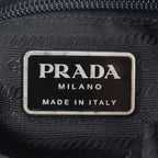 Prada Tessuto Nylon Triangle Logo Leather Shoulder Bag Messenger Business — view 8