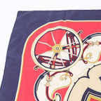 Hermes Carre 90 Washington's Carriage George Silk 100% Scarf — view 3
