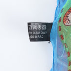 Louis Vuitton Tagged Carre Map Large Chiffon Shawl Scarf Monogram — view 9