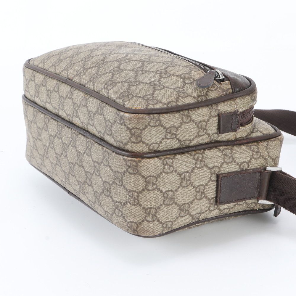 Gucci GG Supreme Leather Shoulder Bag Crossbody Messenger Business — view 4
