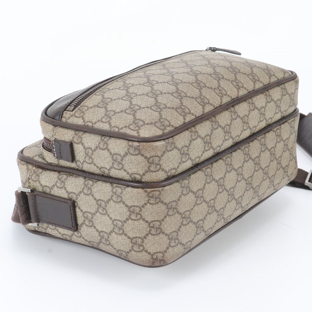 Gucci GG Supreme Leather Shoulder Bag Crossbody Messenger Business — view 5