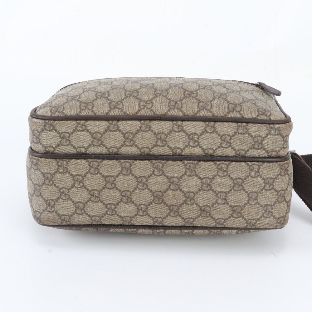 Gucci GG Supreme Leather Shoulder Bag Crossbody Messenger Business — view 6