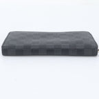 Louis Vuitton Damier Graphite Zippy Leather Wallet Second — view 5