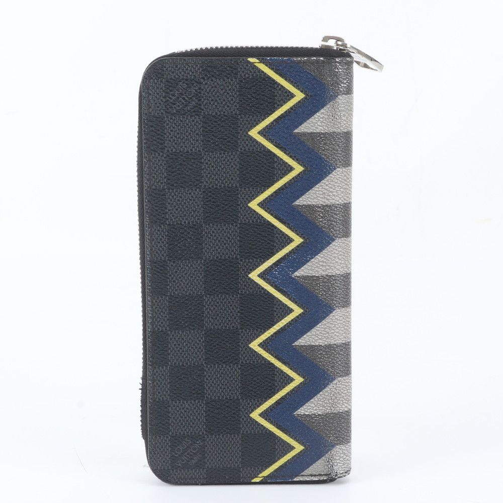 Louis Vuitton Damier Graphite Karacolum Zippy Wallet Vertical Leather — view 2