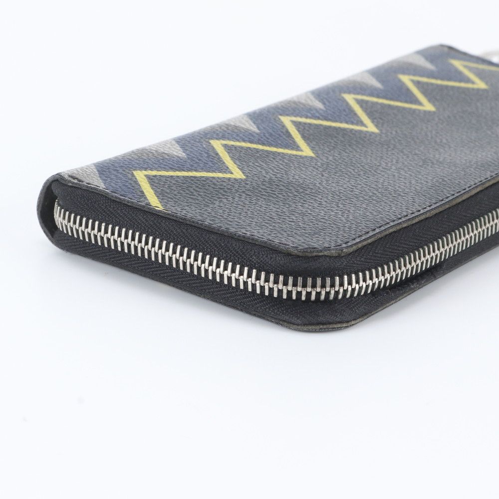 Louis Vuitton Damier Graphite Karacolum Zippy Wallet Vertical Leather — view 4