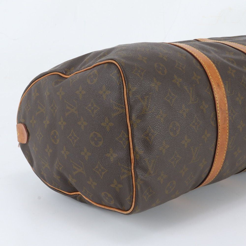 Louis Vuitton Monogram Keepall 45 Leather Boston Bag Tote Carry — view 5