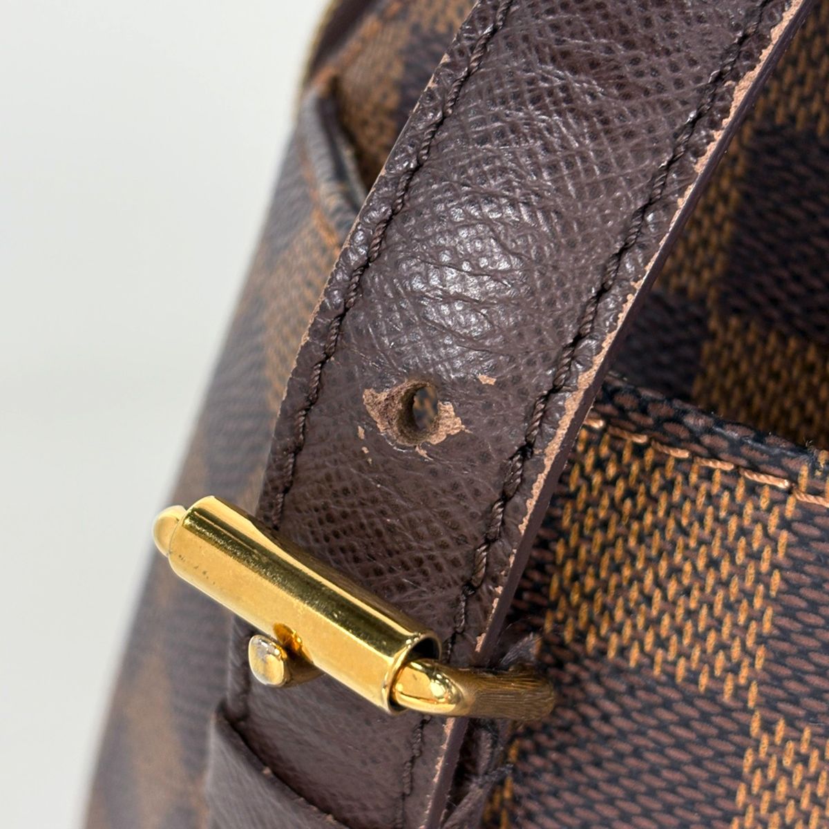 Louis Vuitton Belem MM Shoulder Bag Damier Brown — view 5