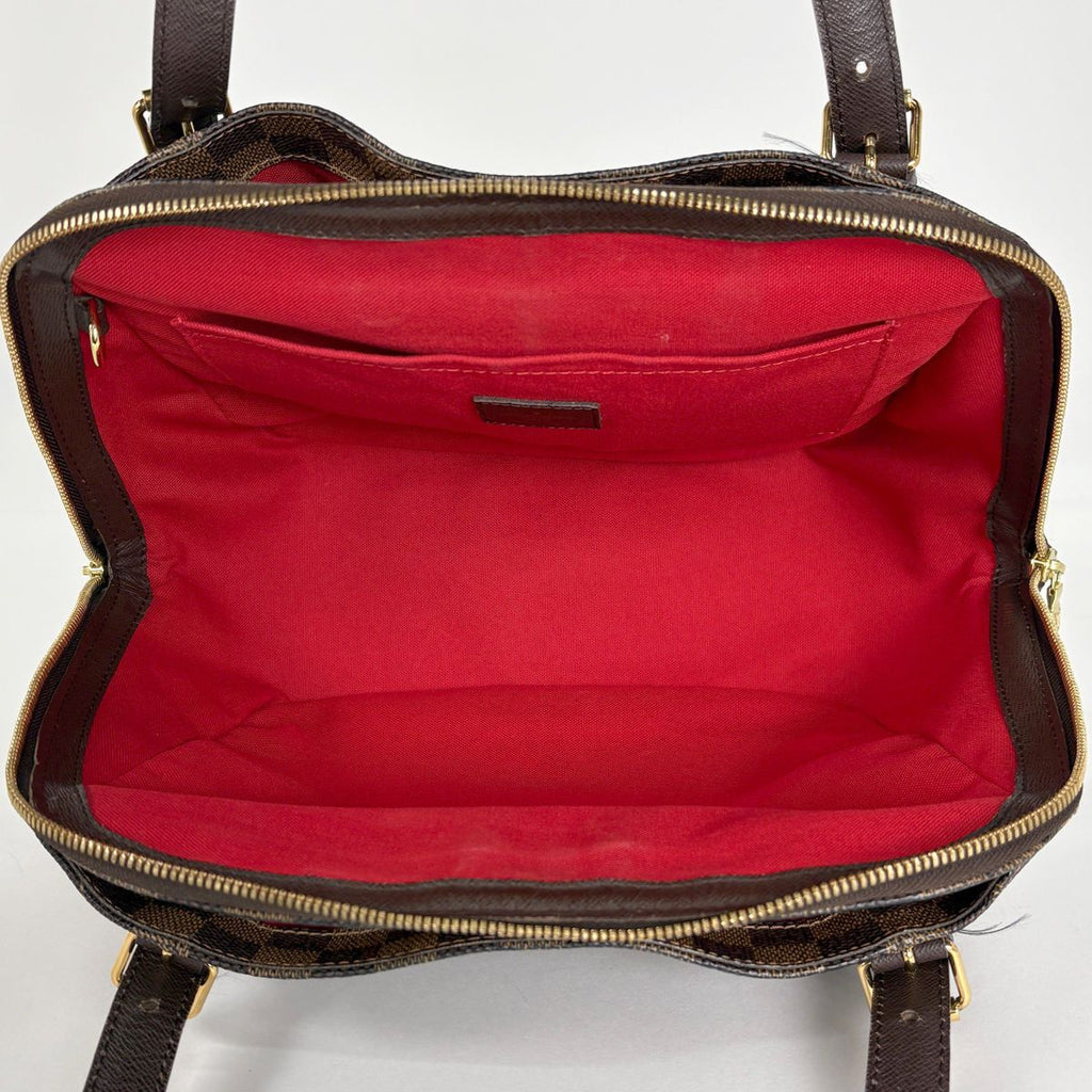 Louis Vuitton Belem MM Shoulder Bag Damier Brown — view 9
