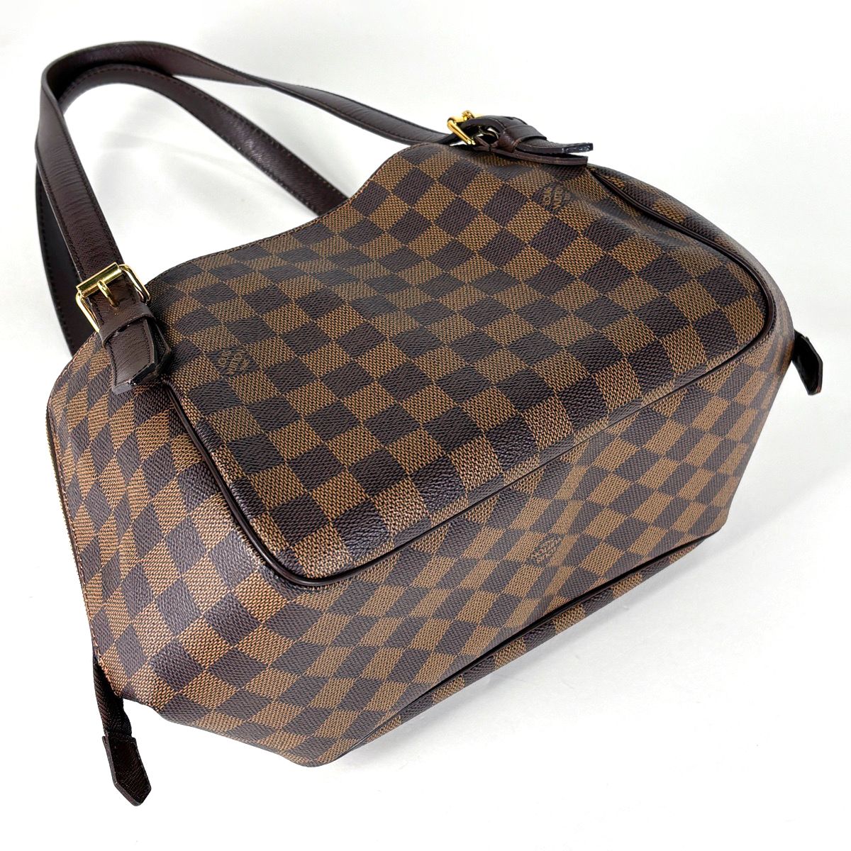 Louis Vuitton Belem MM Shoulder Bag Damier Brown — view 2
