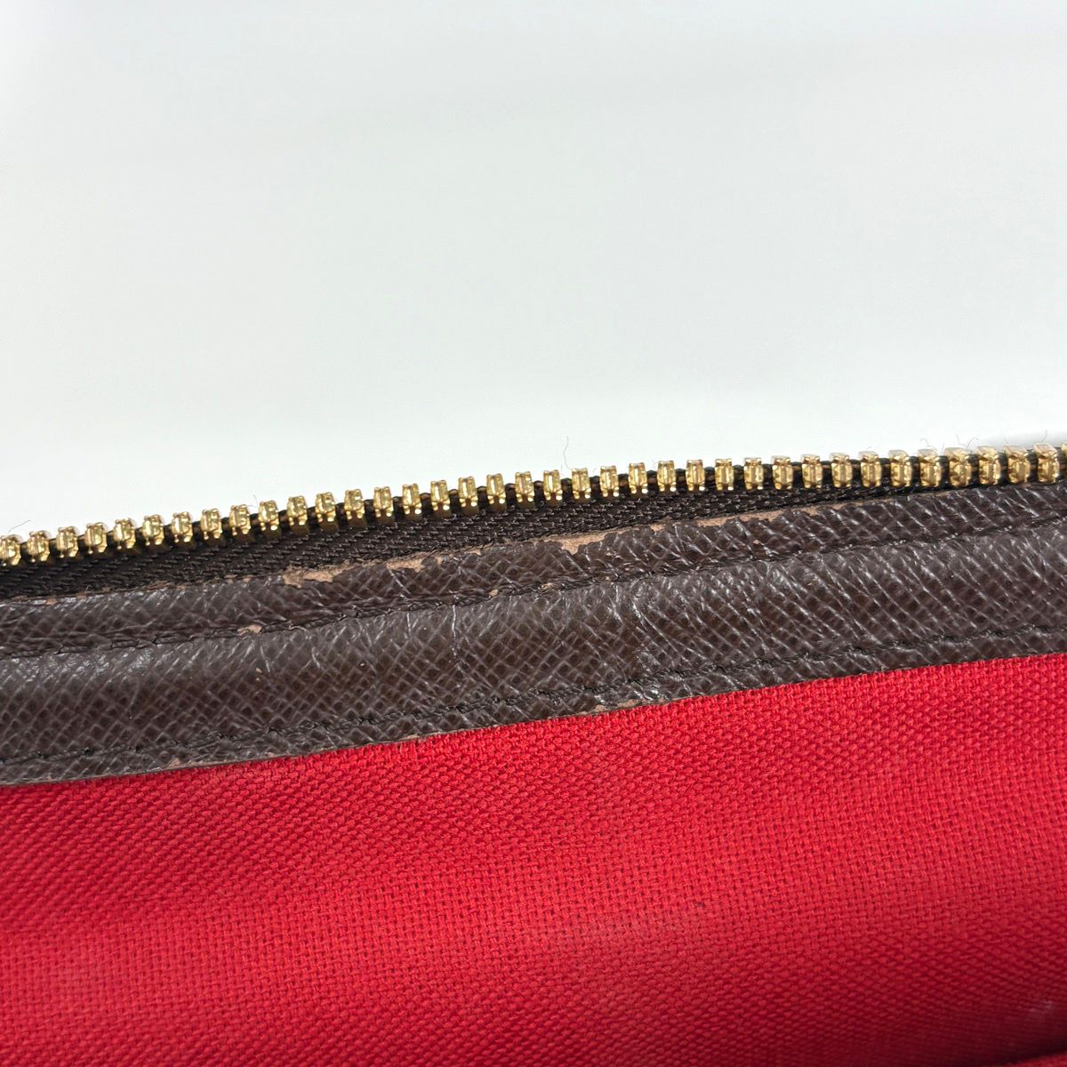 Louis Vuitton Belem MM Shoulder Bag Damier Brown — view 7