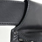 Bottega Veneta Intrecciato Waist Bag Pouch Leather Black — view 6