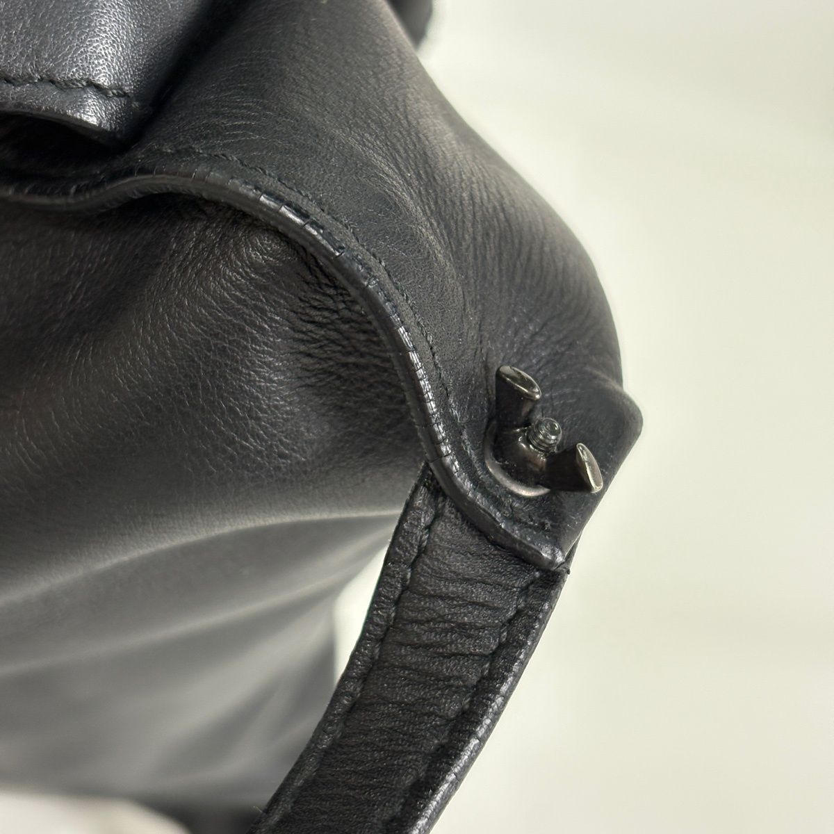 Bottega Veneta Intrecciato Waist Bag Pouch Leather Black — view 4