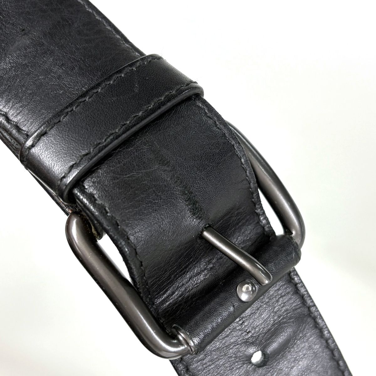 Bottega Veneta Intrecciato Waist Bag Pouch Leather Black — view 7