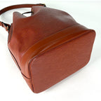 Louis Vuitton Noe Drawstring Shoulder Bag Epi Kenya Brown — view 2