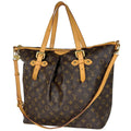 Louis Vuitton Palermo GM Handbag 2-Way Shoulder Tote Monogram Brown