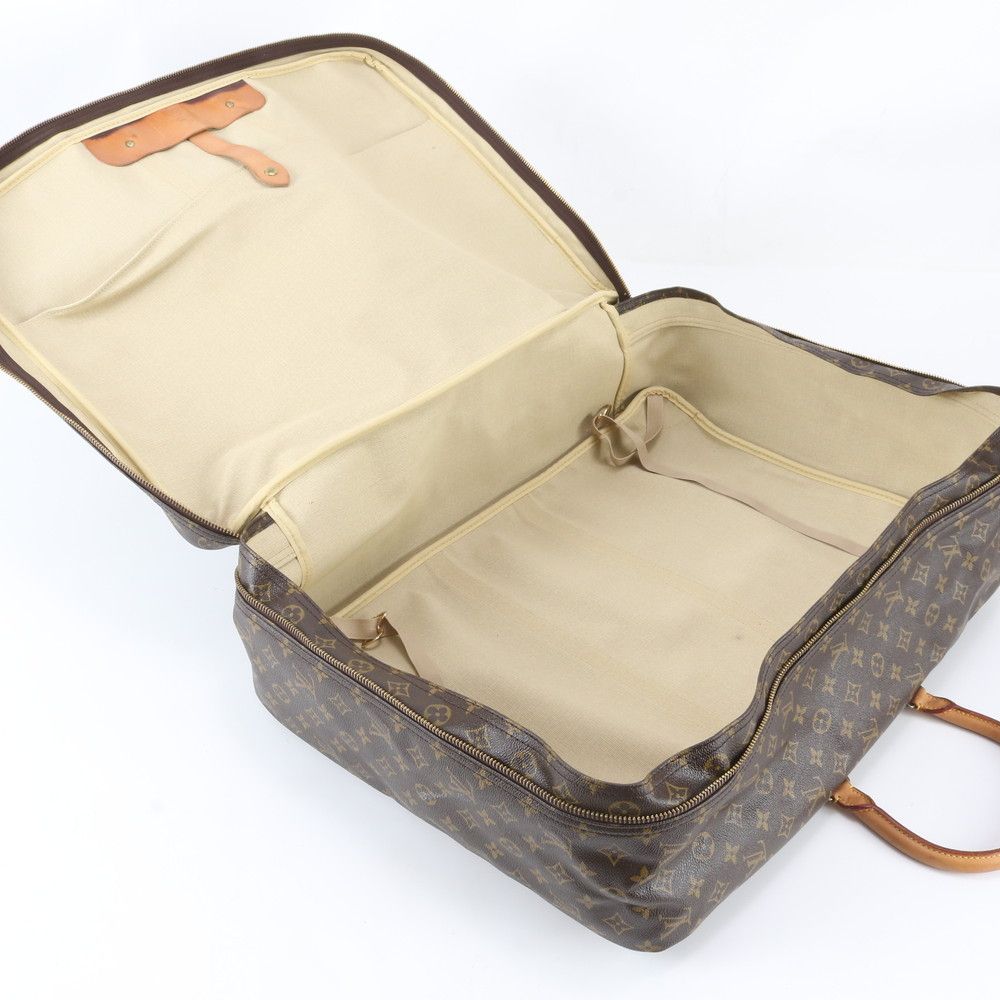 Louis Vuitton Monogram Sirius 60 Leather Boston Bag Tote — view 7