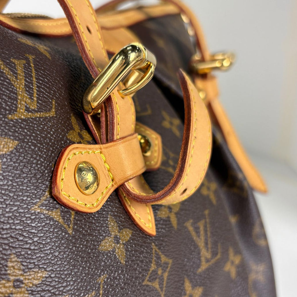 Louis Vuitton Palermo GM Handbag 2-Way Shoulder Tote Monogram Brown — view 4