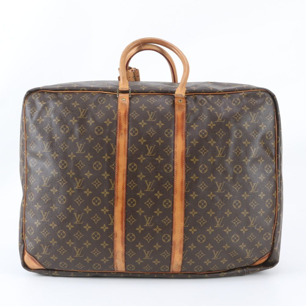 Louis Vuitton Monogram Sirius 60 Leather Boston Bag Tote — view 3