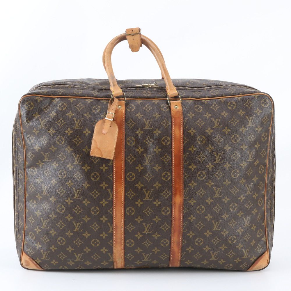 Louis Vuitton Monogram Sirius 60 Leather Boston Bag Tote