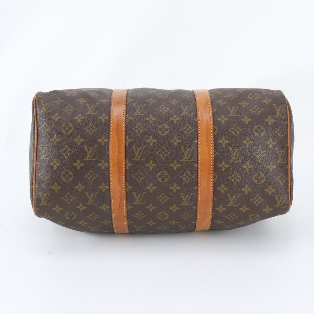 Louis Vuitton Monogram Sac Spruce 45 Leather Boston Bag Tote — view 6