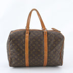 Louis Vuitton Monogram Sac Spruce 45 Leather Boston Bag Tote — view 3