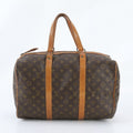 Louis Vuitton Monogram Sac Spruce 45 Leather Boston Bag Tote