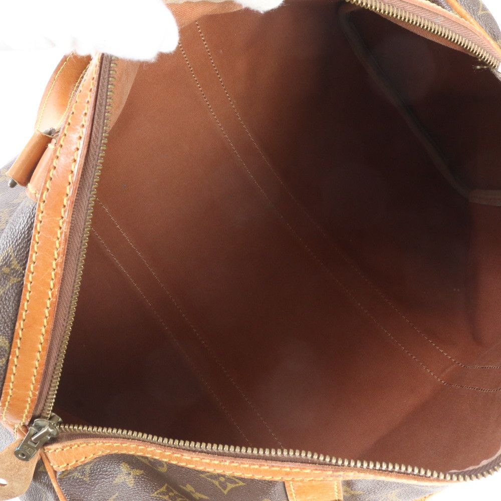 Louis Vuitton Monogram Sac Spruce 45 Leather Boston Bag Tote — view 7
