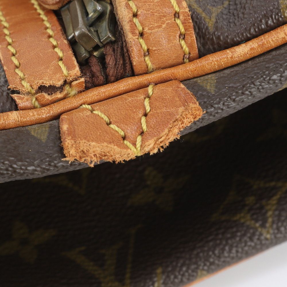 Louis Vuitton Monogram Sac Spruce 45 Leather Boston Bag Tote — view 8