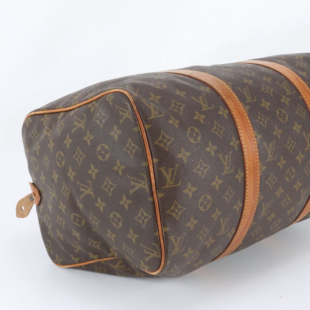 Louis Vuitton Monogram Sac Spruce 45 Leather Boston Bag Tote — view 5