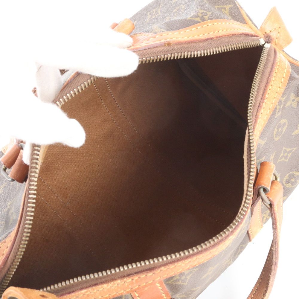 Louis Vuitton Monogram Sac Suple 35 Leather Boston Bag Tote — view 7