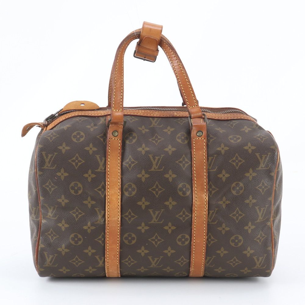 Louis Vuitton Monogram Sac Suple 35 Leather Boston Bag Tote