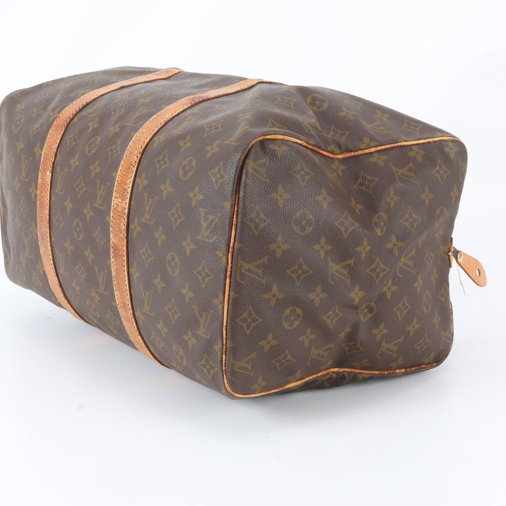 Louis Vuitton Monogram Sac Suple 45 Leather Boston Bag Tote — view 4