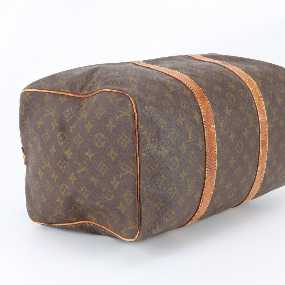 Louis Vuitton Monogram Sac Suple 45 Leather Boston Bag Tote — view 5
