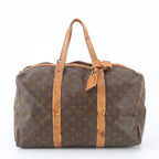 Louis Vuitton Monogram Sac Suple 45 Leather Boston Bag Tote