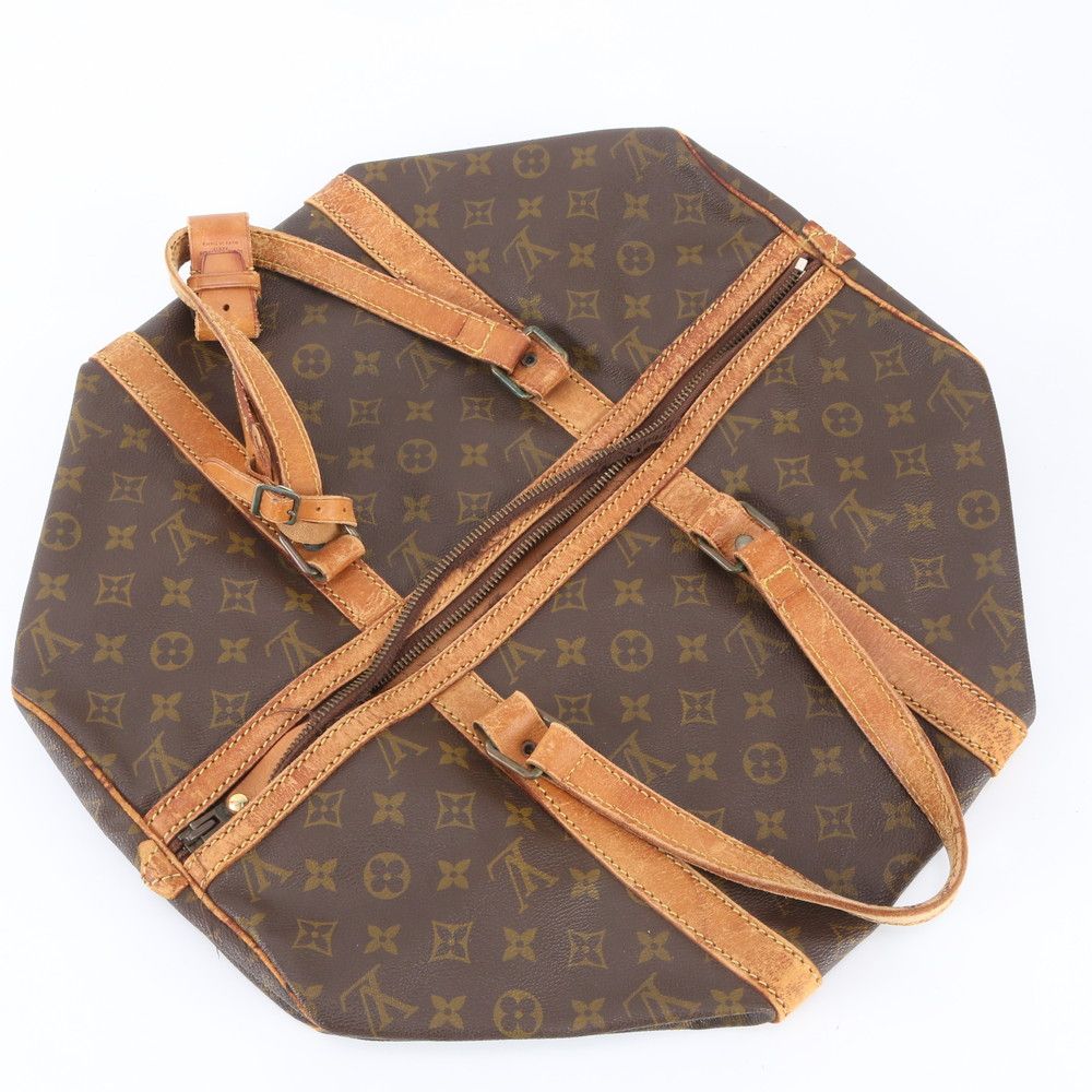 Louis Vuitton Monogram Sac Suple 45 Leather Boston Bag Tote — view 8