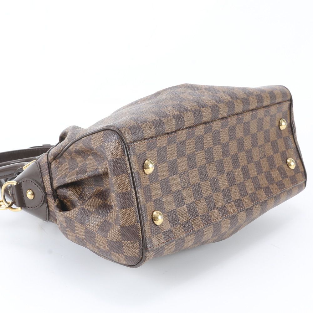 Louis Vuitton Damier Trevi PM Leather 2-Way Shoulder Bag Tote Hand — view 6