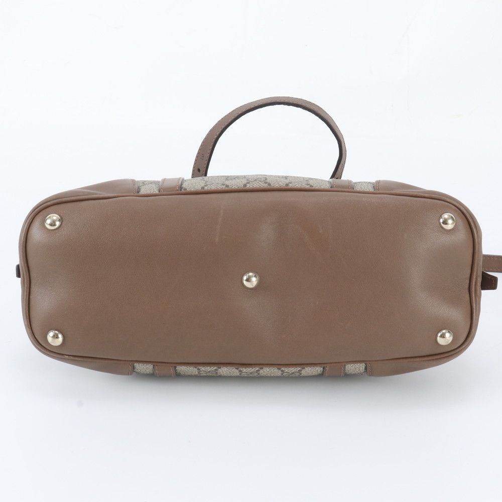 Gucci GG Supreme Nice Leather 2-Way Shoulder Bag Crossbody Tote — view 7