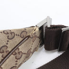 Gucci GG Canvas Leather Shoulder Bag Crossbody — view 8
