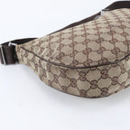 Gucci GG Canvas Leather Shoulder Bag Crossbody — view 6