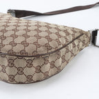 Gucci GG Canvas Leather Shoulder Bag Crossbody — view 4
